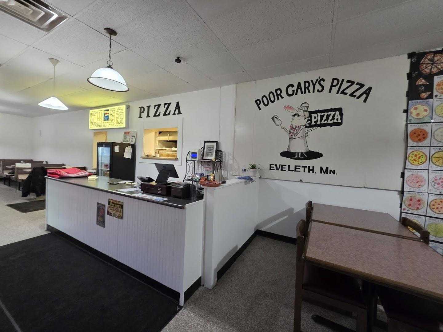 Poor Gary's Pizza Of Eveleth Menu
